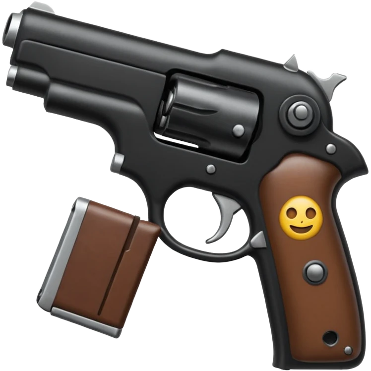 Quiero un emoji orgulloso con una pistola automática en la mano emoji