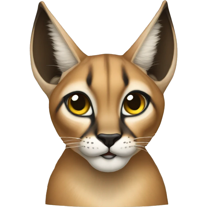 Caracal weeping emoji