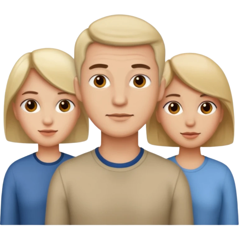 Threesome male male female  emoji