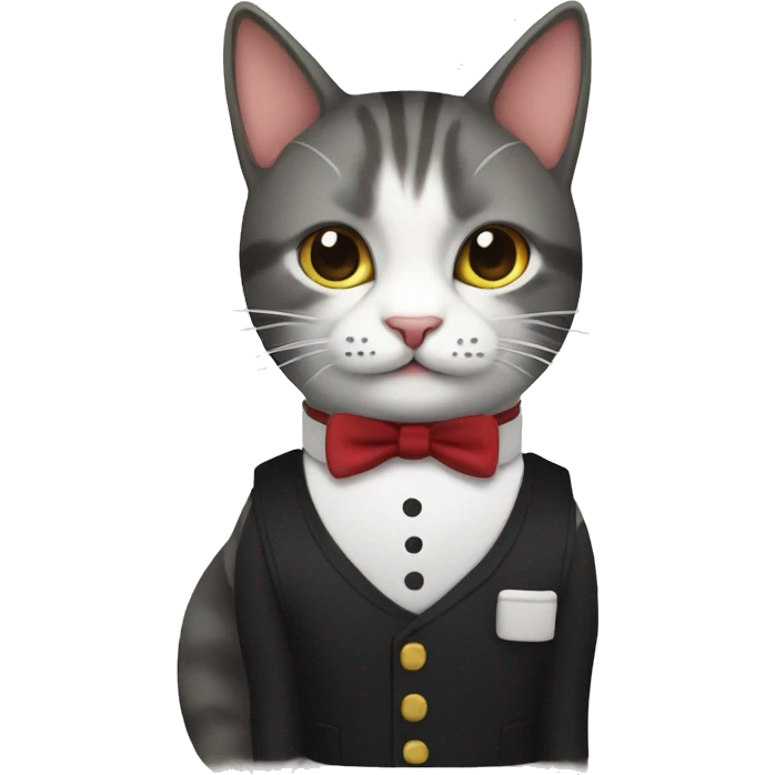 Waiter cat emoji