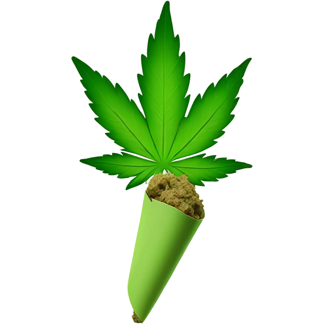 Marijuana joint emoji