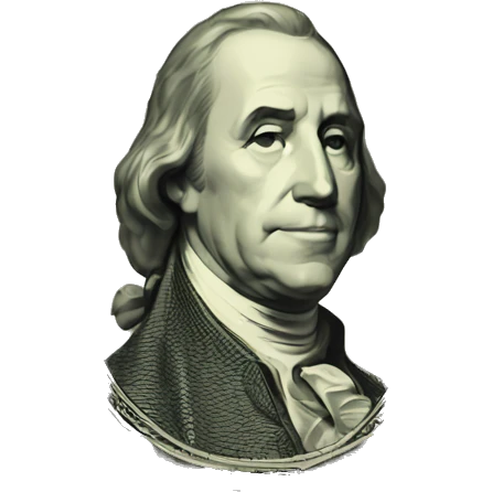 a US $100 bill emoji