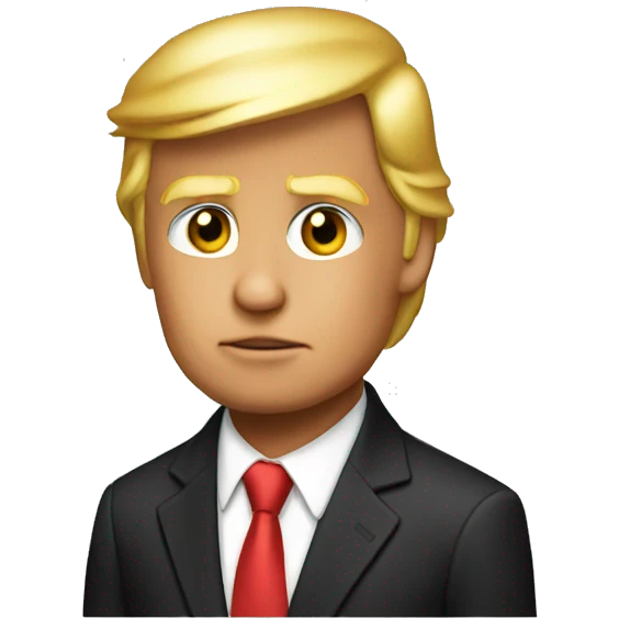 Donald Trump young emoji