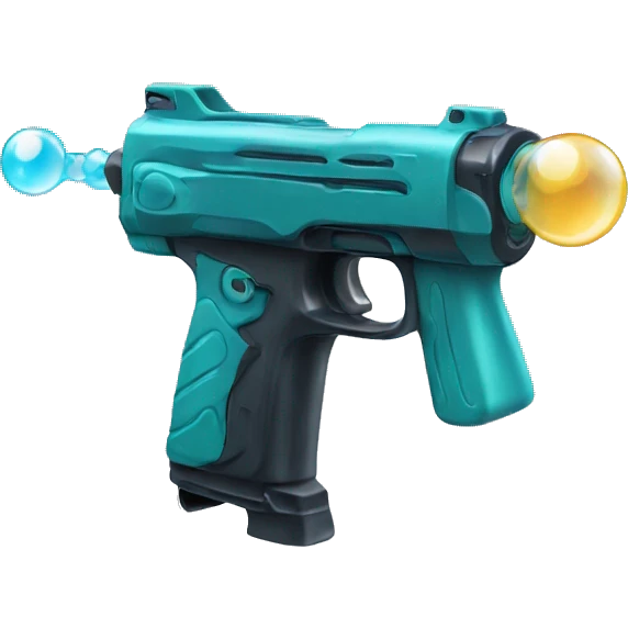 Bubbles gun🔫🫧 emoji