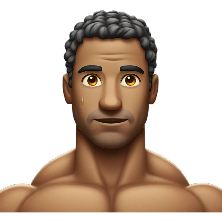 sweaty man emoji