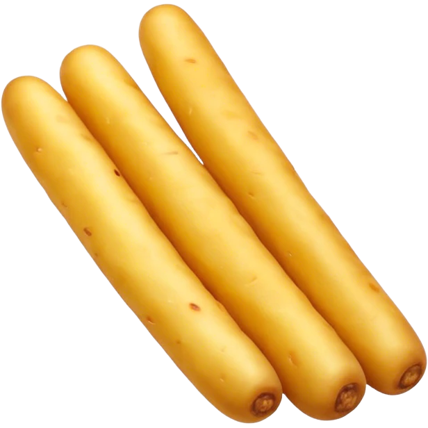 Yellow fried potato stick emoji
