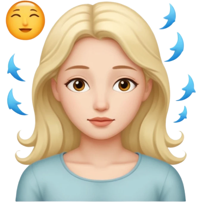 mujer soñando emoji