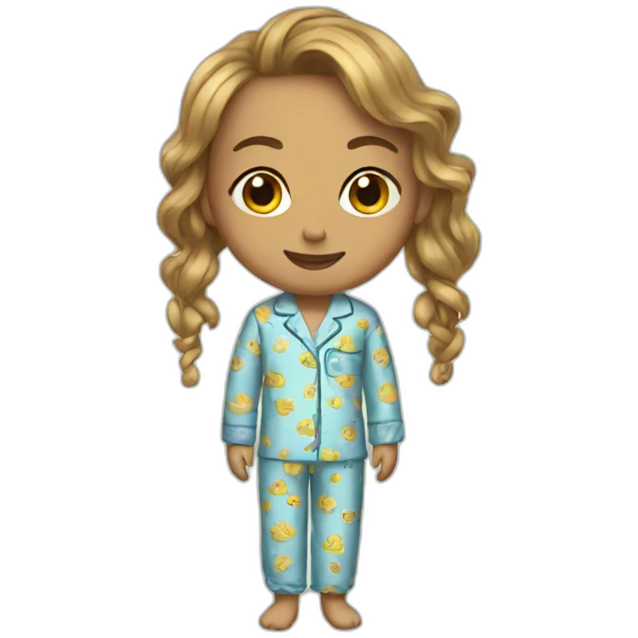 fancy pajamas emoji