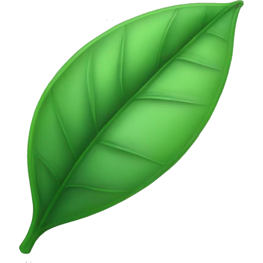 GREEN TEA LEAF emoji