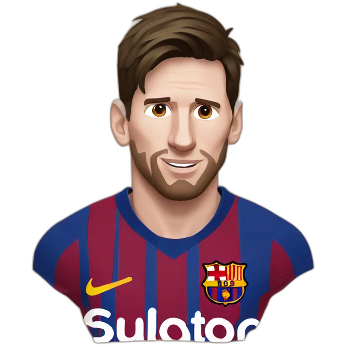 Barcelona MESSI emoji