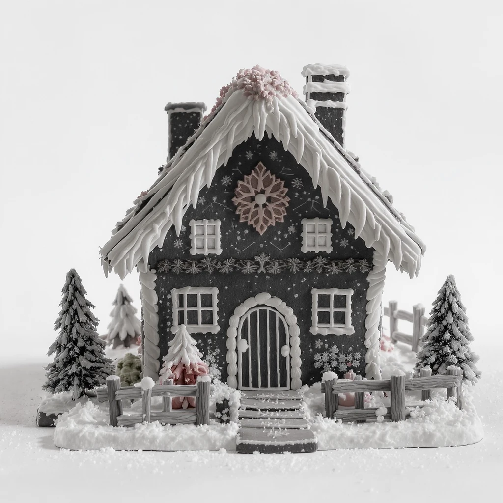 gingerbread house emoji