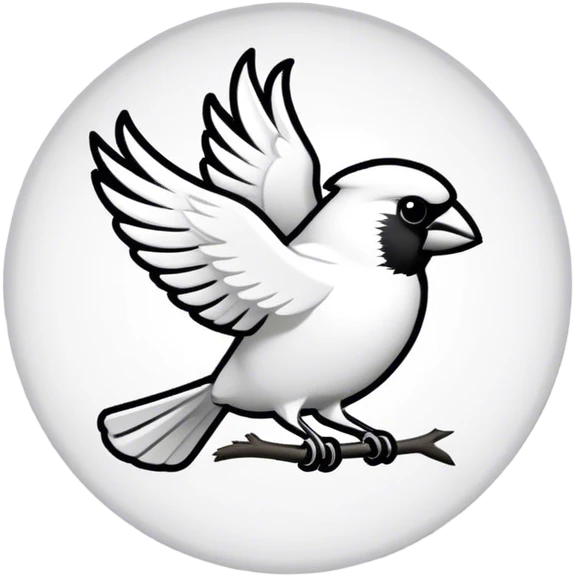 Cardinal's emblem with no red emoji