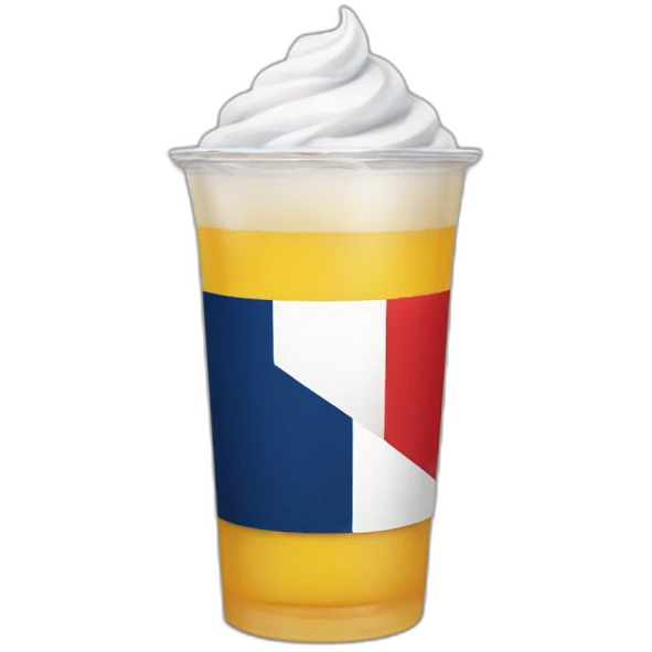 Macron drink emoji