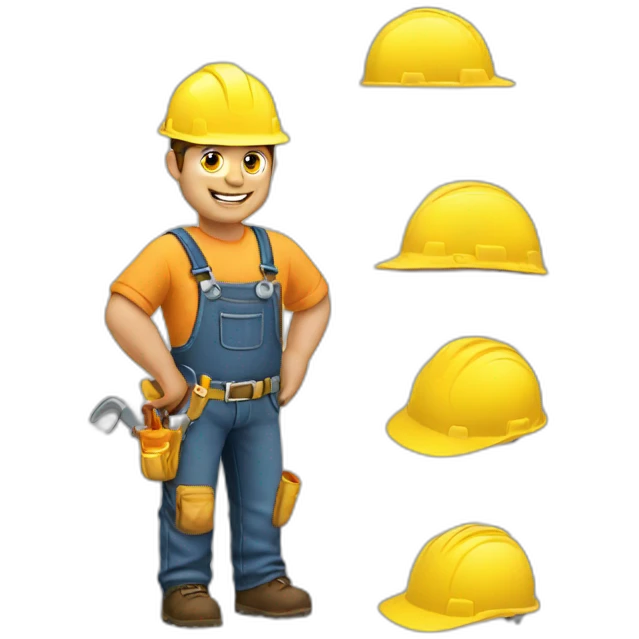 builder working emoji
