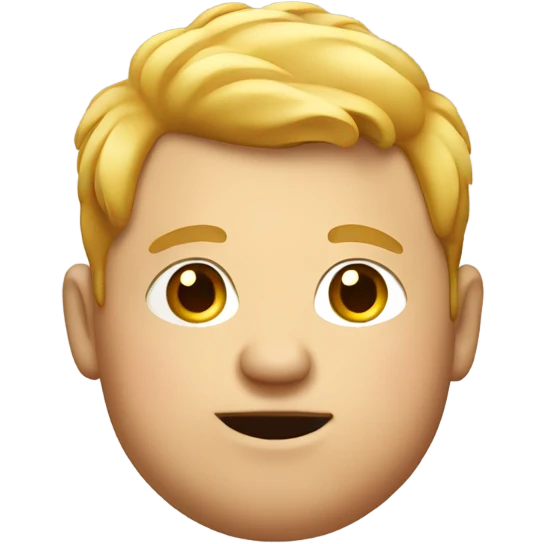 Fat birthday boy emoji