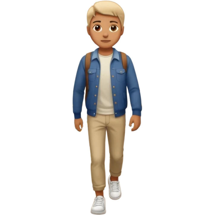 walking through the bridge emoji