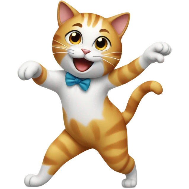 Cat dancing  emoji