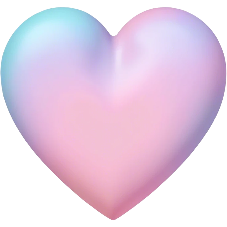 Heart melted pastel emoji