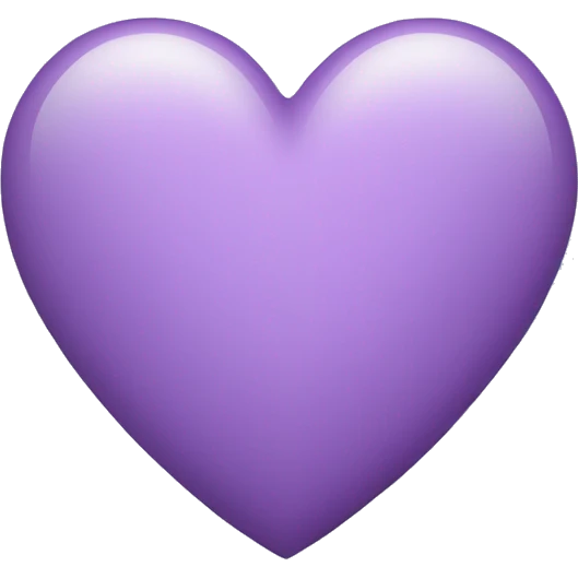 Light Purple Heart  emoji