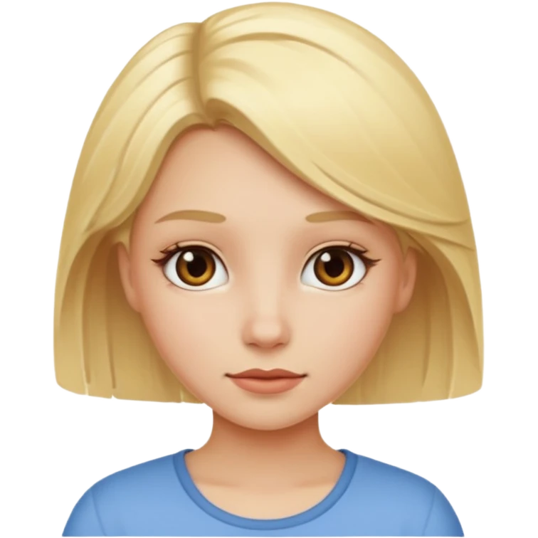 Fammi una ragazza bionda  emoji