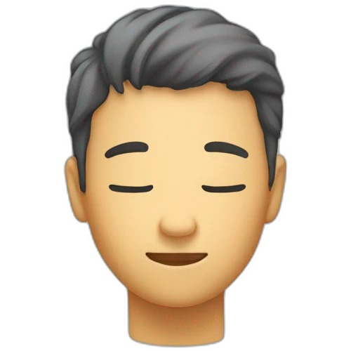 feet behind head emoji