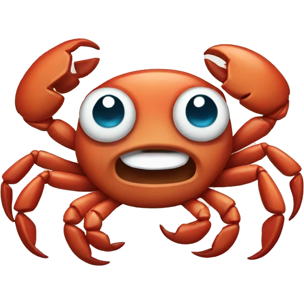 crying crab emoji