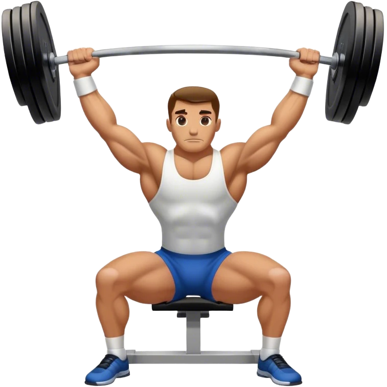 close-grip flat-benchpress emoji