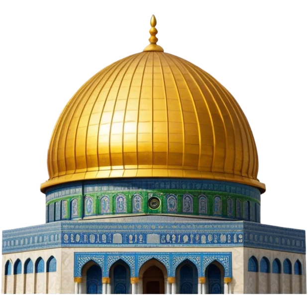 Dome of the rock, Palestine emoji