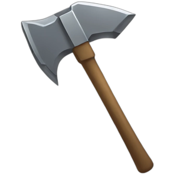 among us holding pickaxe emoji