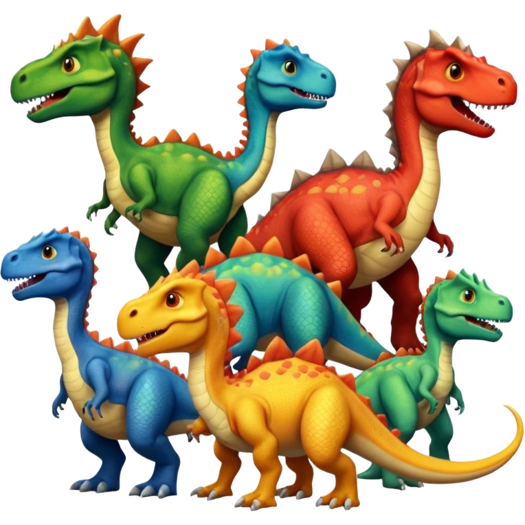 🦕+🦖+🐉 emoji