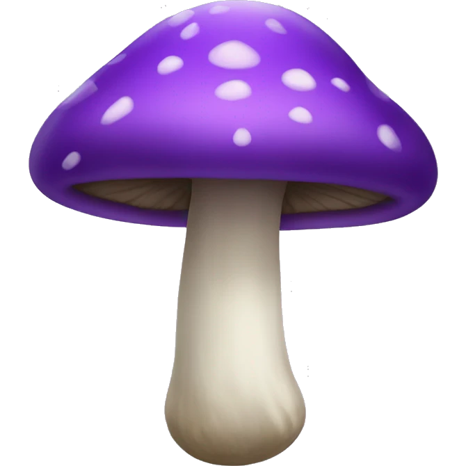 purple mushroom emoji