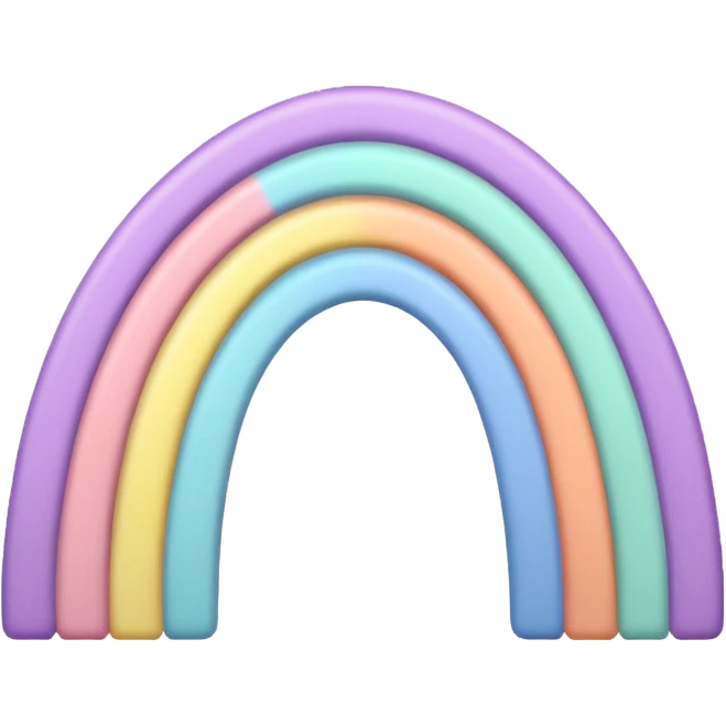 Pastel rainbow  emoji