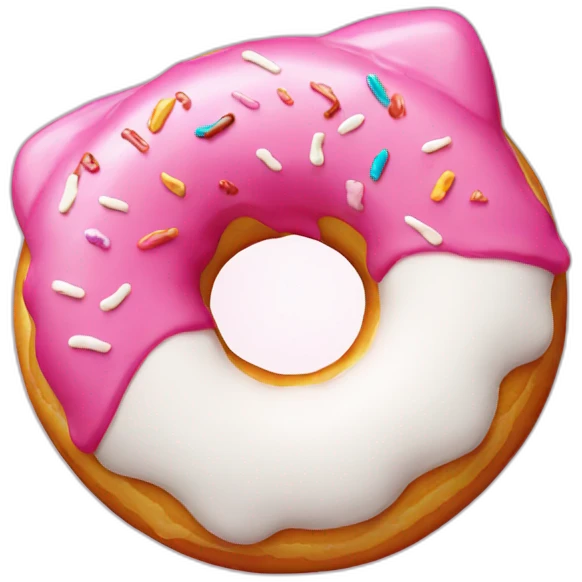 Hello kitty donut emoji