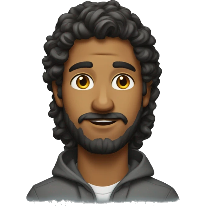 indian-college-man-wavy-hair-beard emoji