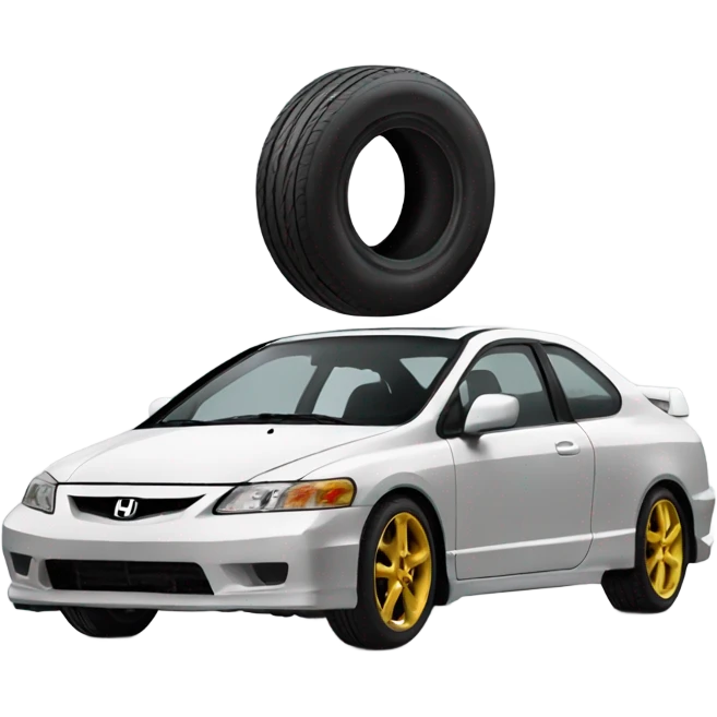 Drag tire Honda civic  emoji