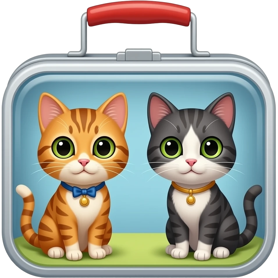 lonchera de Marie bla de los aristo gatos emoji