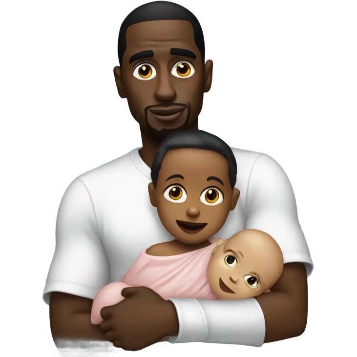 P diddy with a baby emoji