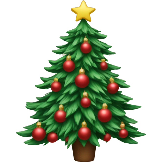 coquette christmas tree emoji