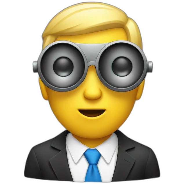 man with a loudspeaker emoji