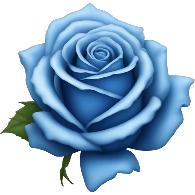 Blue rose emoji