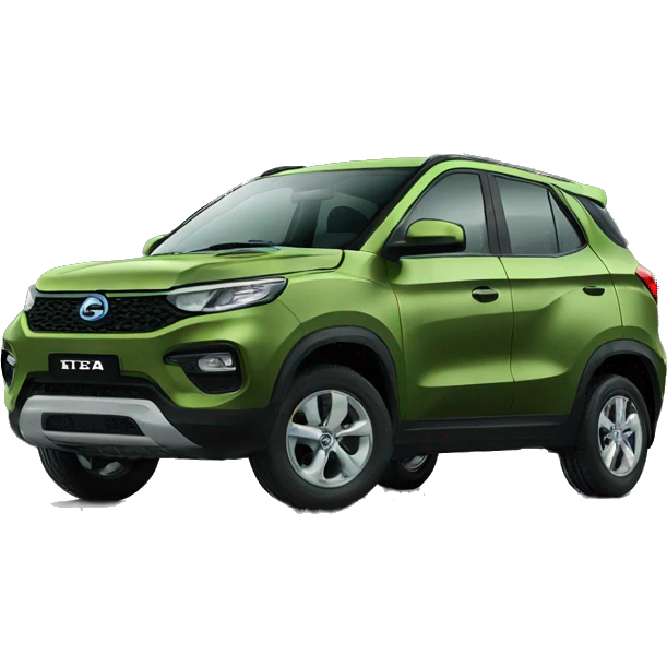 Tata punch camo green car side view emoji