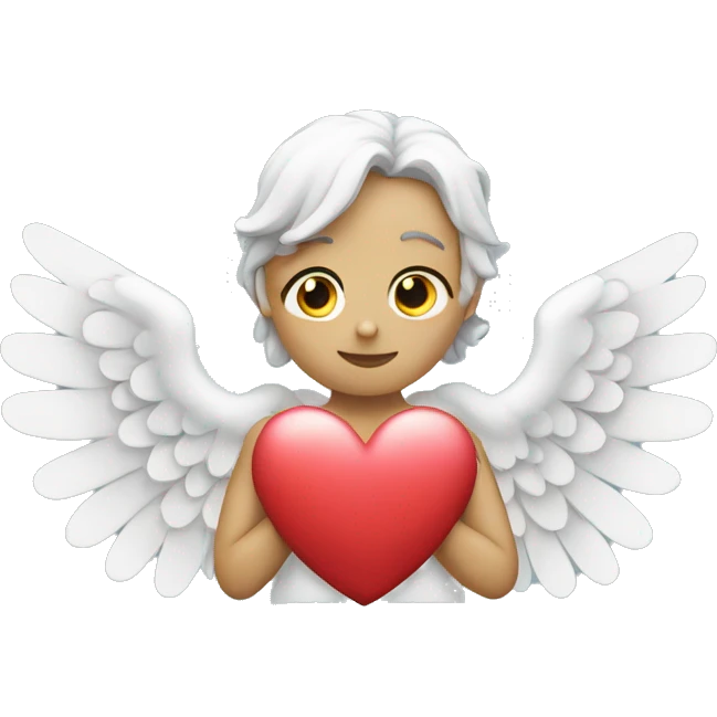 heart with angel wings emoji
