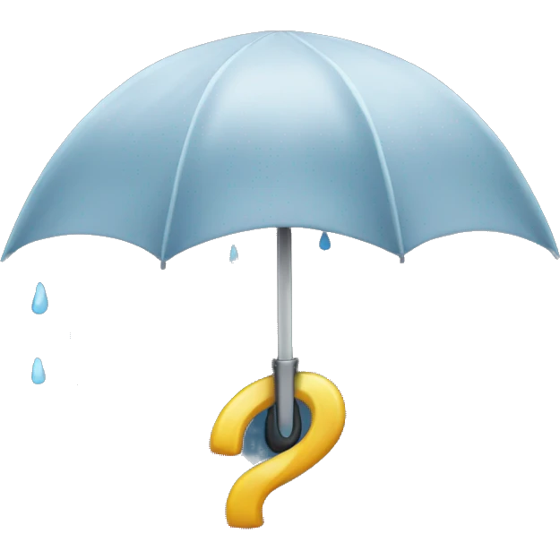 Rainy weather with storm emoji