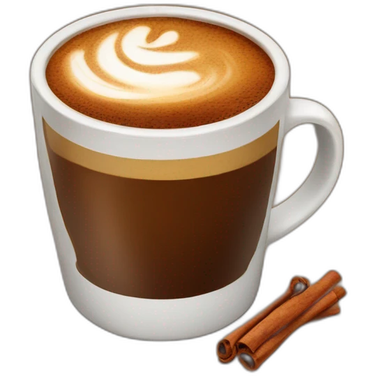 Coffee with cinnamon  emoji
