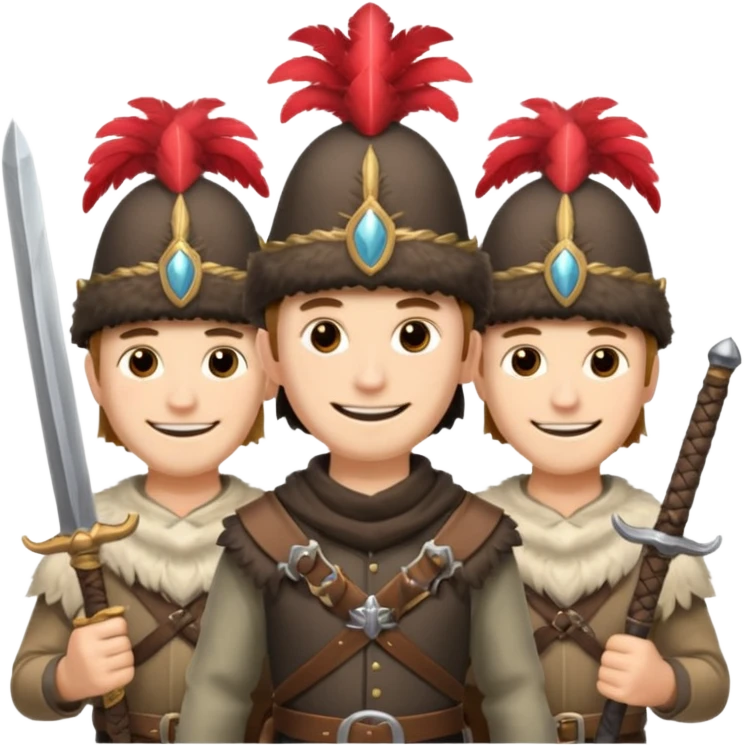 3 musketeers emoji