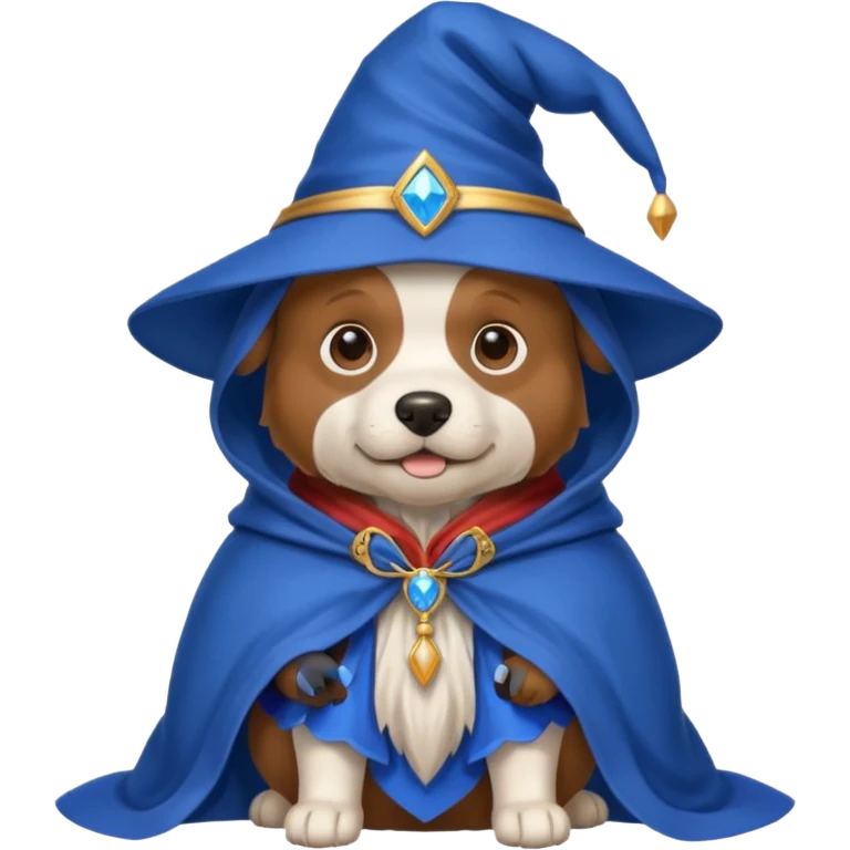 Dog wizard emoji
