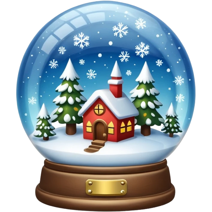 snow globe emoji