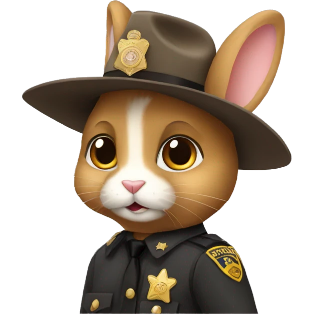 deputy bunny emoji