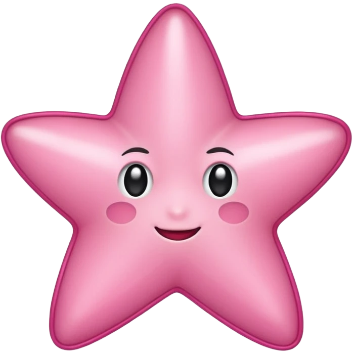 estrella rosa emoji