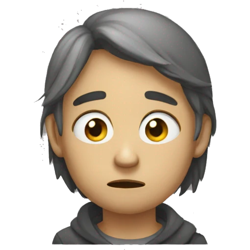 Triste emoji